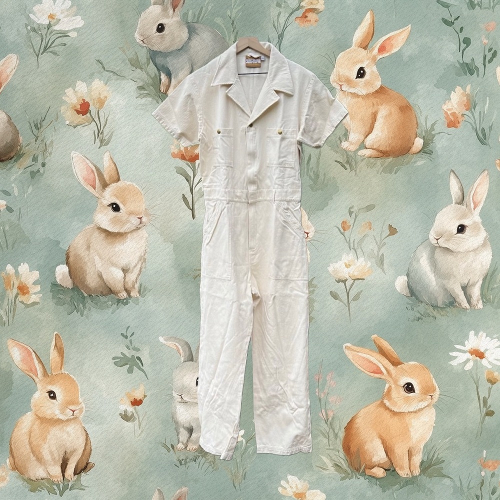 Big Bud Press Natural Heritage Short Sleeve Jumpsuit Size XL